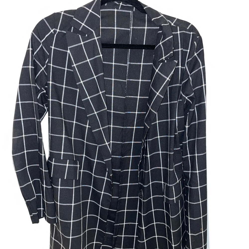 Black & White Work Blazer
